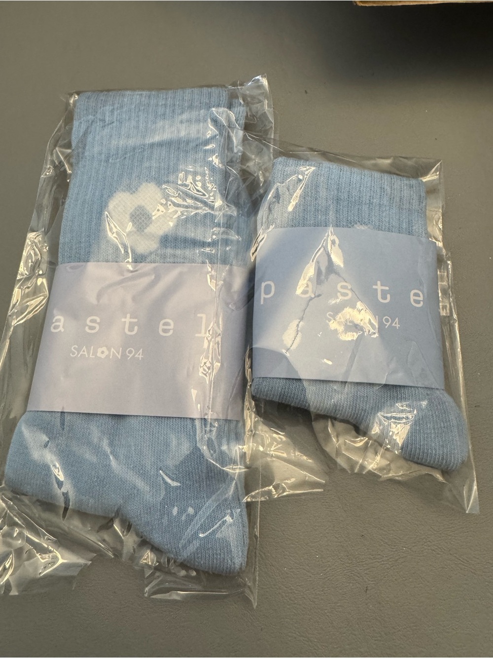 CJ Hendry Salon 94 Pastel Socks 1 adult and 1 kids